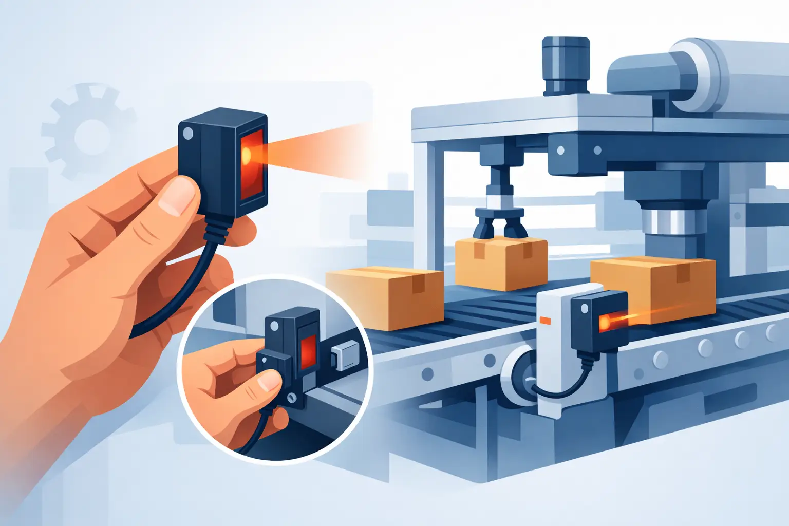 Photoelectric Sensor Replacement for Packaging Machine