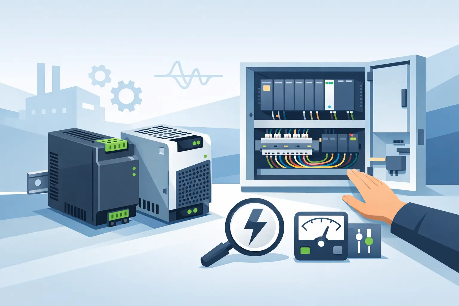 PLC Power Supply Selection Guide for Control Panels
