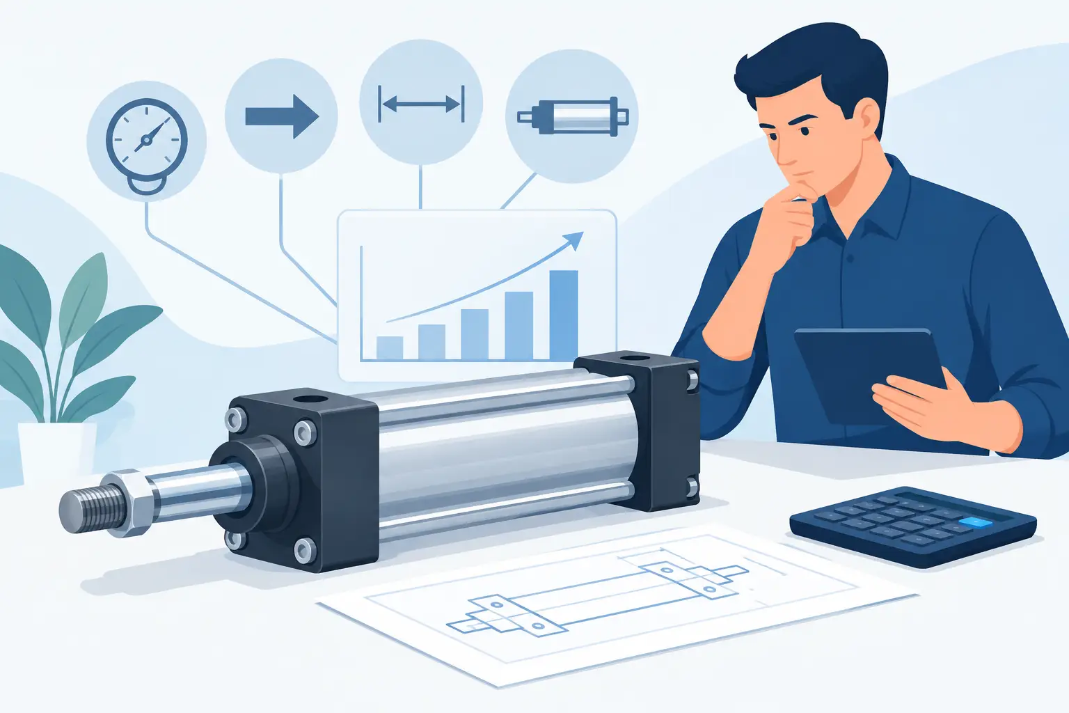 How to Size Pneumatic Cylinders Correctly